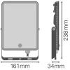 Прожектор LEDVANCE Flood ESSENTIAL SENSOR 50W 840 BK IP65 (4058075768390) зображення 8