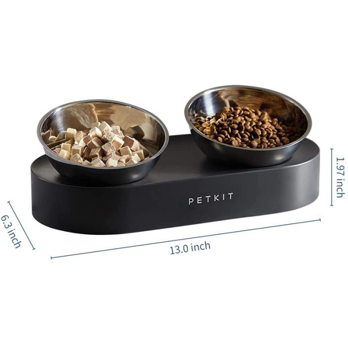 Универсальная посуда для животных Petkit Миска PETKIT FRESH NANO-METAL Pet/Cat TWO Bowl Stand (666123) изображение 4