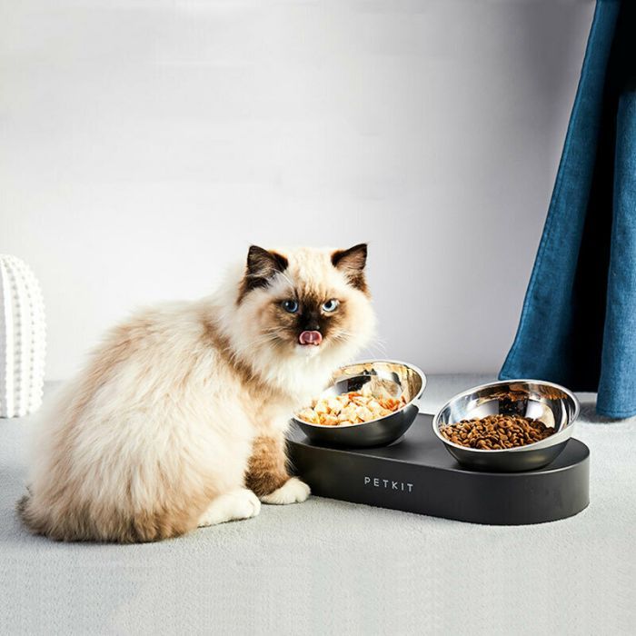 Универсальная посуда для животных Petkit Миска PETKIT FRESH NANO-METAL Pet/Cat TWO Bowl Stand (666123) изображение 8