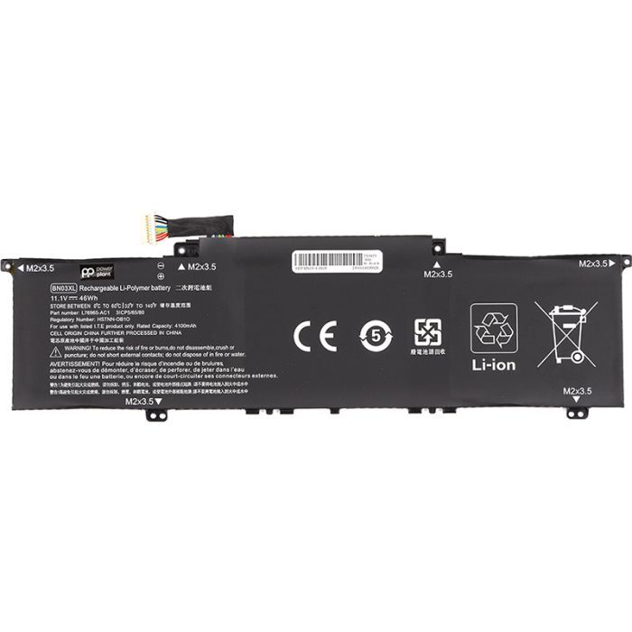 Аккумулятор для ноутбука HP ENVY x360 15 2020 (BN03XL) 11.1V 4100mAh PowerPlant (NB462209)