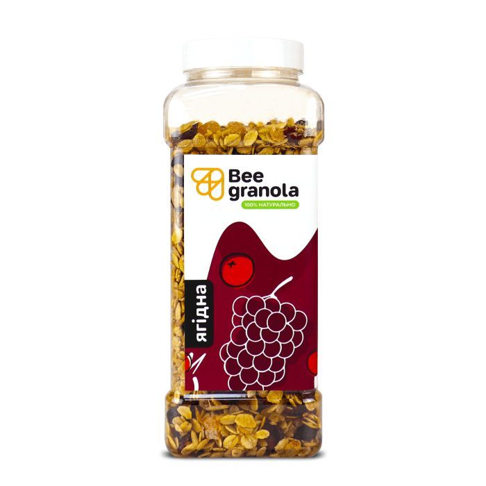 Гранола Bee Granola Ягодно 500 г (4820228430313)