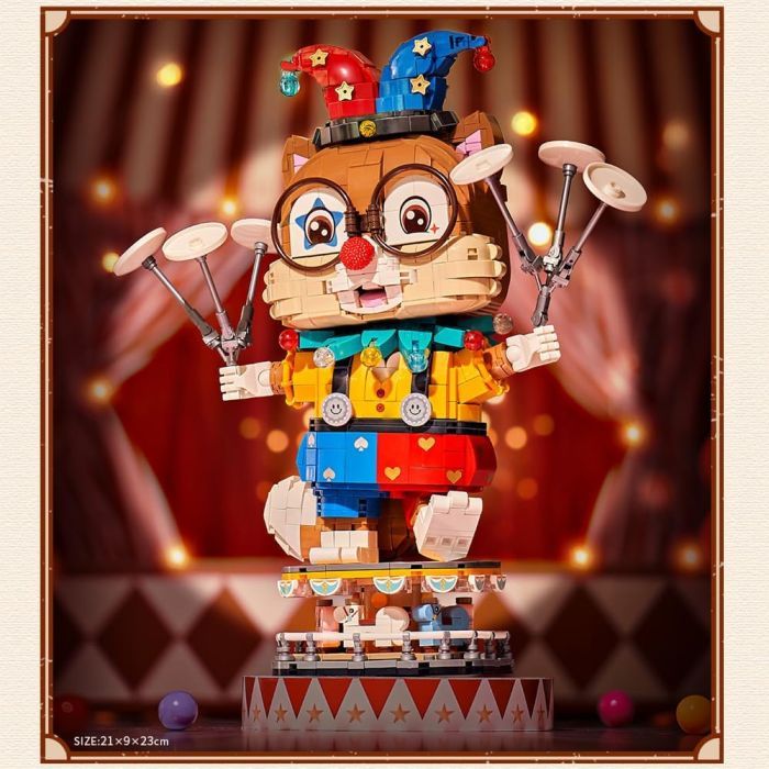 Конструктор LOZ mini Клоун Білка (1947) зображення 2