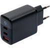 Зарядний пристрій Vinga 2xUSB-C PD30W + USB-A QC30W Display 30W Max (VCR30ACCDB) зображення 2