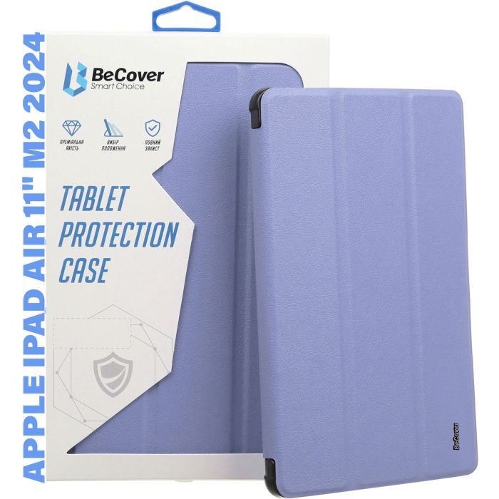Чохол до планшета BeCover Tri Fold Soft TPU Silicone Apple iPad Air 11" M2/M3 (2024/2025) Light Blue (711409)