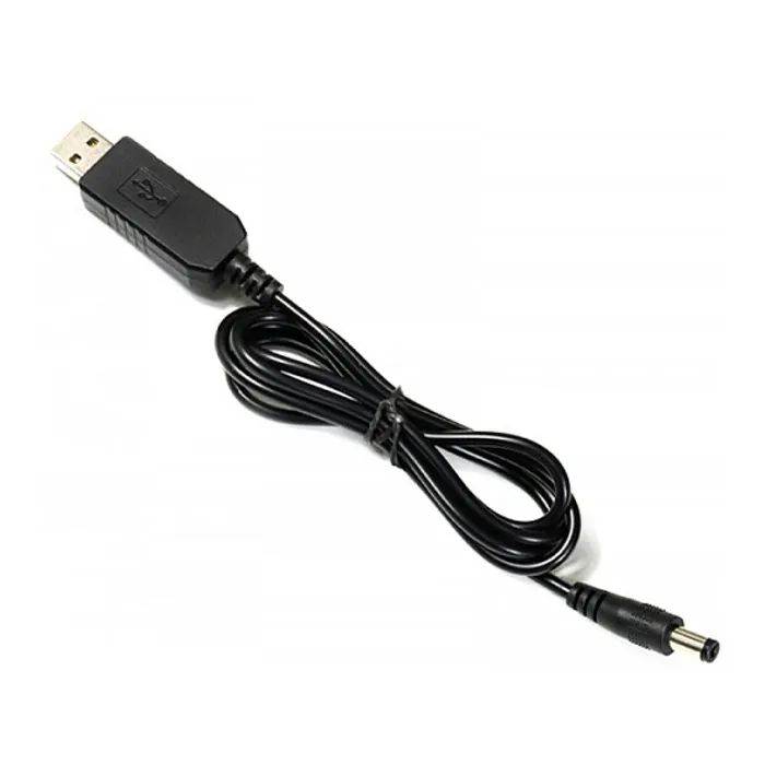 Кабель живлення USB to DC5.5*2.1 5V to 9V 1.0m Value (S1015)