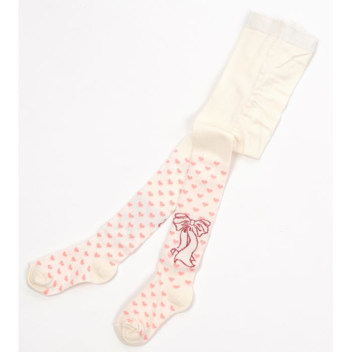 Колготки дитячі UCS Socks з бантиком (M0C0301-1125-86G-cream) зображення 2