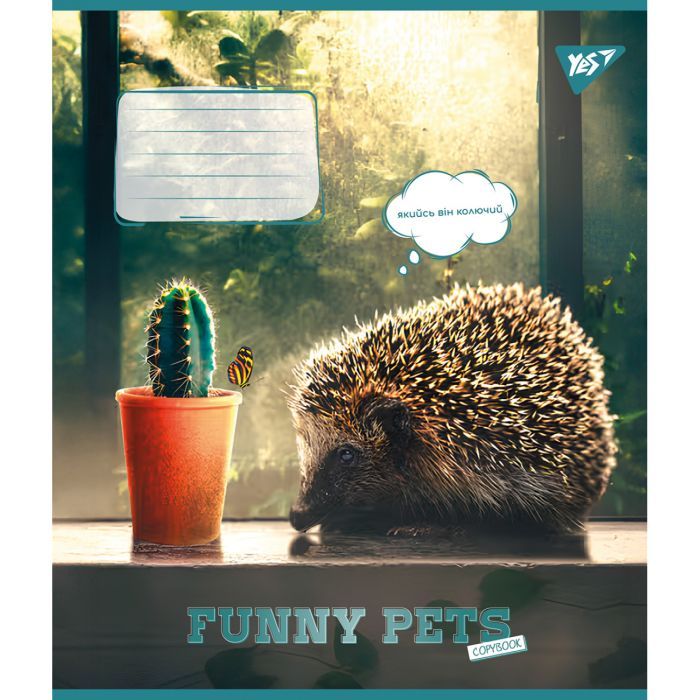 Зошит Yes Funny pets 48 аркушів клітинка (767107) зображення 4