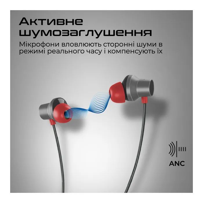 Наушники Promate ANC Velcon Blue (velcon.blue) изображение 3