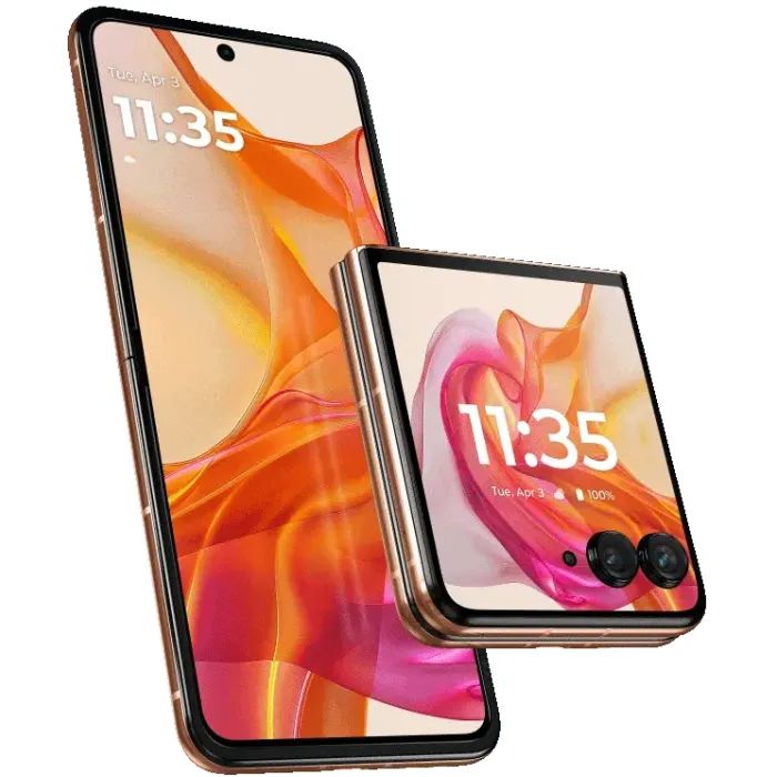 Мобильный телефон Motorola Razr 50 Ultra 12/512GB Peach Fuzz (PB1T0060RS)