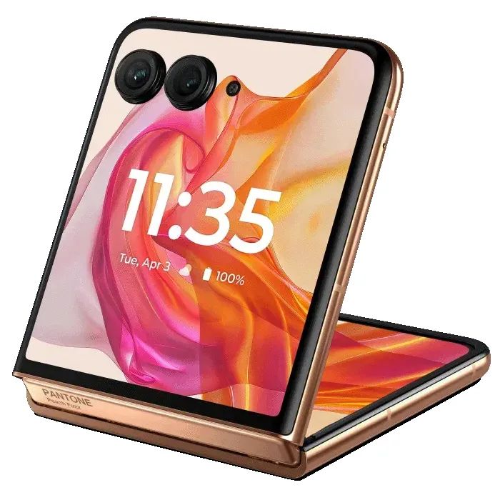Мобильный телефон Motorola Razr 50 Ultra 12/512GB Peach Fuzz (PB1T0060RS) изображение 5
