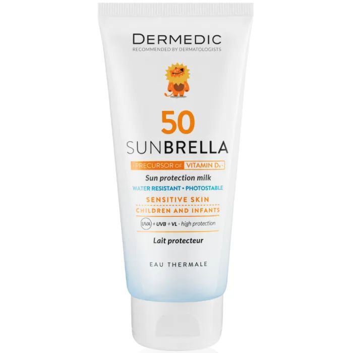 Средство от загара Dermedic Sunbrella Baby Солнцезащитное молочко для детей SPF50 100 мл (5901643170592)