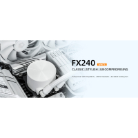 Система жидкостного охлаждения ID-Cooling FX240 White изображение 7