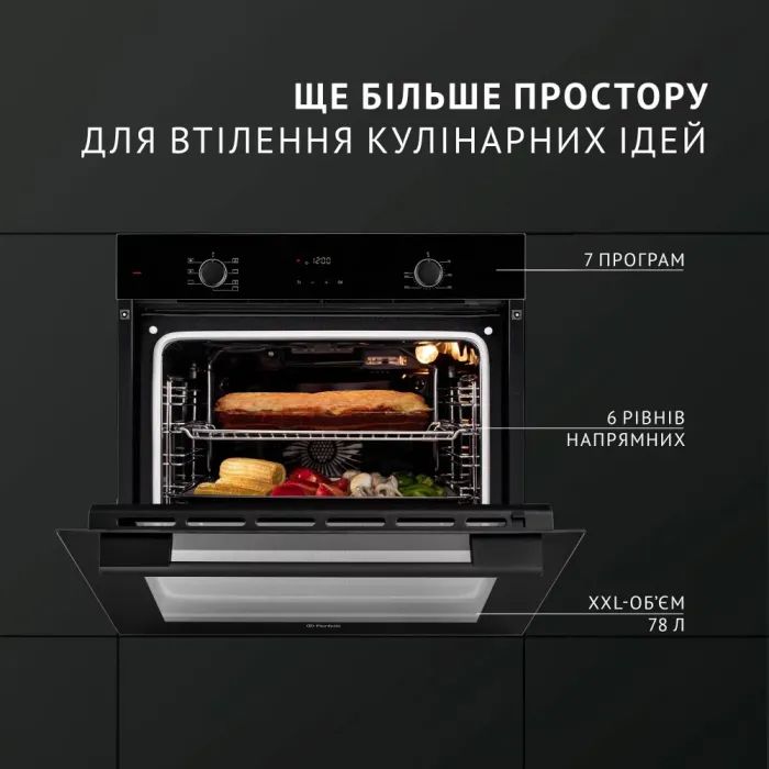 Духовой шкаф Perfelli PERLA 6D7 NERO изображение 11