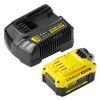 Набор аккумулятор + зарядное устройство Stanley FatMax,V20, 18 В,4Ah, 4A (SFMCB14M1)