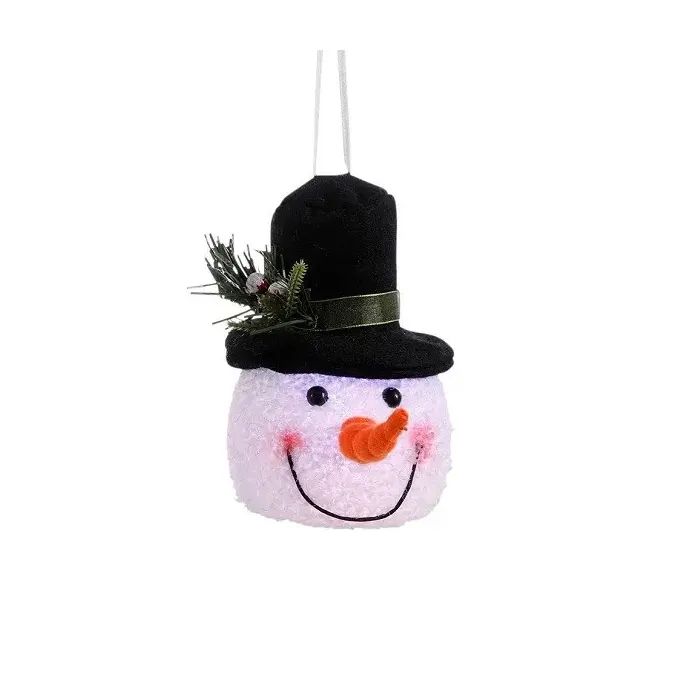 Елочная игрушка Luca Lighting Снеговик 14 см Черный (8718861682953BLACK)