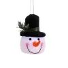 Елочная игрушка Luca Lighting Снеговик 14 см Черный (8718861682953BLACK)