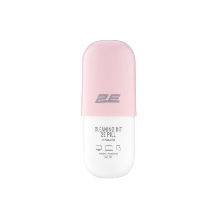 Спрей для очищення 2E PILL 140ml for office equipment +Microfibre 20 cm, white-blue (2E-SK140BL)