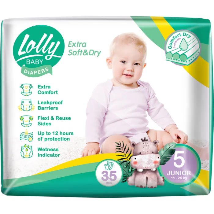 Подгузники Lolly Soft Junior 5 11-25 кг 35 шт (4820174981273)