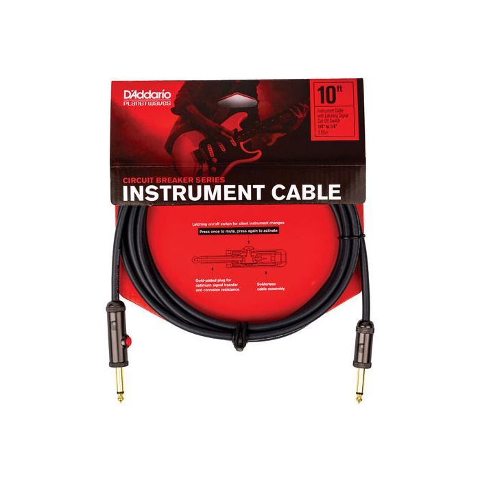 Инструментальный кабель D'Addario Curcuit Breaker Latching Switch 4.5m (PW-AGL-15)