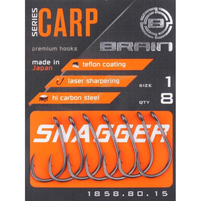 Крючок Brain Snagger 01 (8 шт/уп) (1858.80.15) изображение 2