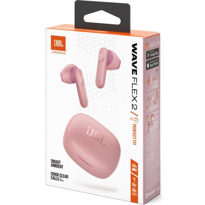 Навушники JBL Wave Flex 2 Pink (JBLWFLEX2PIK) зображення 11