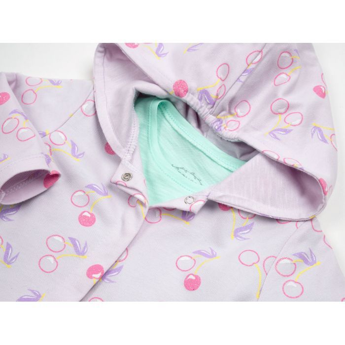 Набір дитячого одягу Tongs з капюшоном (4203-74G-lilac) зображення 9