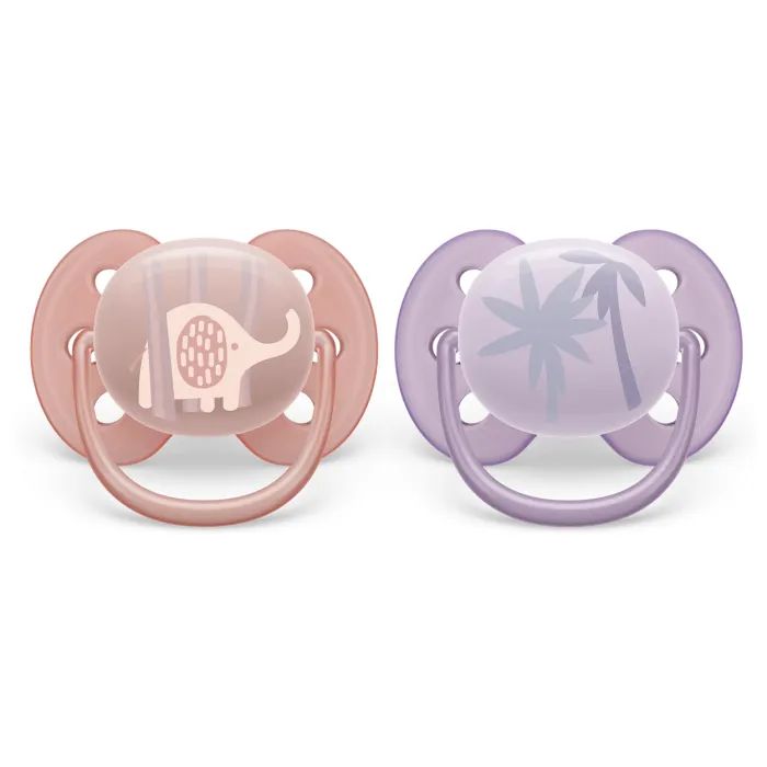 Пустушка Philips AVENT Ultra Soft ультрам'яка 0-6 міс. 2 шт (SCF091/09) зображення 2
