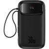 Батарея универсальная Baseus QPow2 20000mAh 30W, with 2*Type-C Cable, Black (P10055009113-00) изображение 2