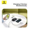 Батарея универсальная Baseus QPow2 20000mAh 30W, with 2*Type-C Cable, Black (P10055009113-00) изображение 7