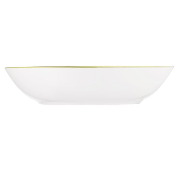 Тарелка Ardesto Siena, 19см, порцеляна, біло-зелений (AR2919SWG) изображение 4