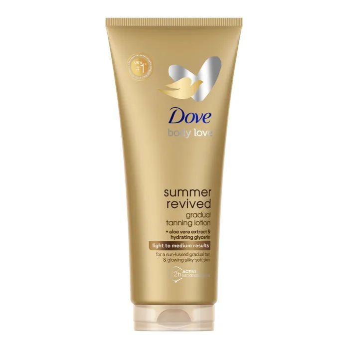 Автозасмага Dove Body Love Summer Revived Лосьйон для тіла Від світлого до середнього 200 мл (8720181260490)