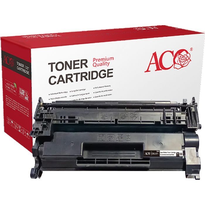 Картридж ACO Canon 071H Black 2.5K без чипа (ACO-CRG-071HNC) изображение 2