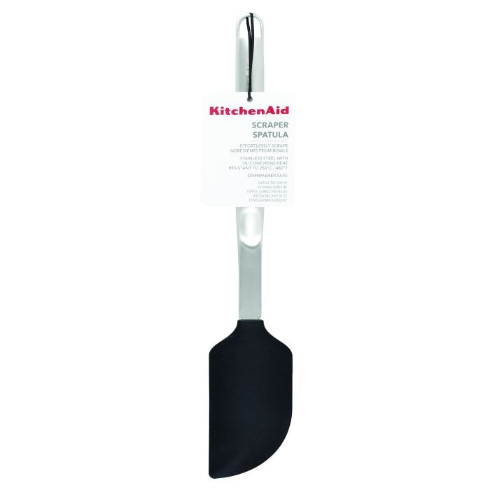 Лопатка кухонна KitchenAid Premium для тіста, 31,4 см, чорний (KMG031OHOB) зображення 7