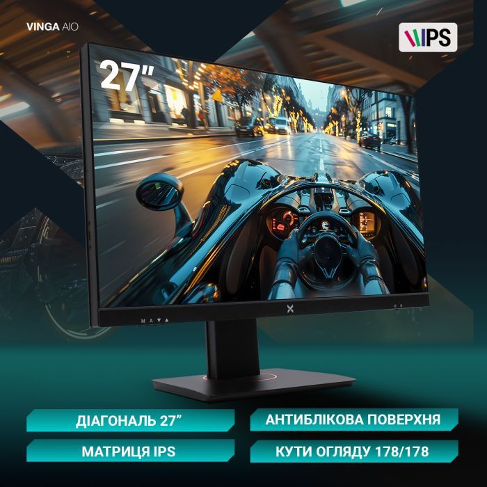 Комп'ютер Vinga AIO Advanced C0194 (I3M8INTWH.C0194) зображення 8