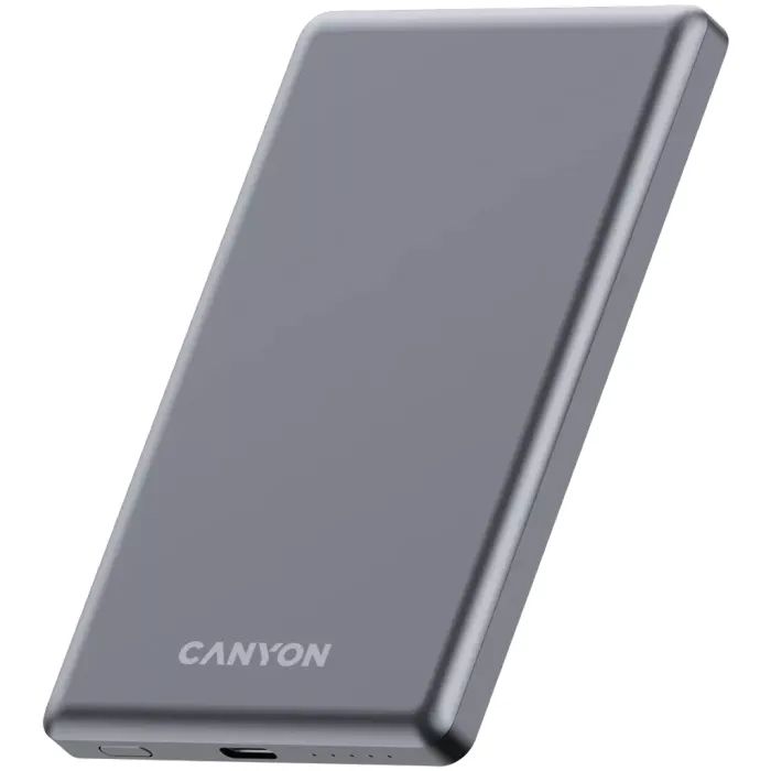 Батарея універсальна Canyon 5000mAh OnPower 505 slim Magsafe PD/20W Beige (CNS-CPB505BE) зображення 2
