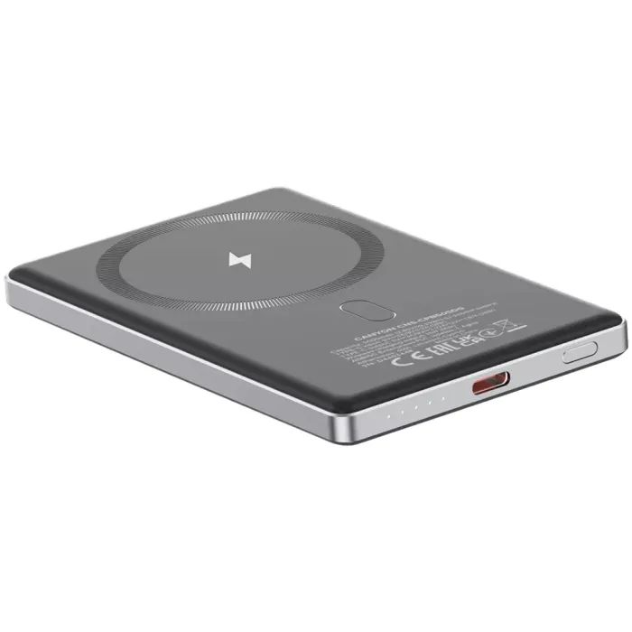 Батарея універсальна Canyon 5000mAh OnPower 505 slim Magsafe PD/20W Beige (CNS-CPB505BE) зображення 5