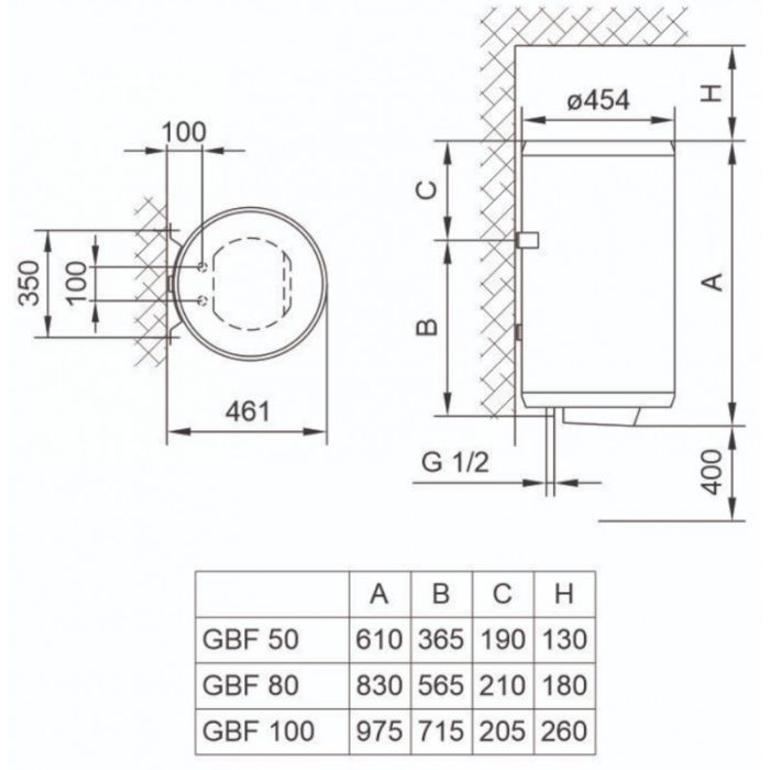 Бойлер TIKI GBF 80/UA (700097) изображение 2