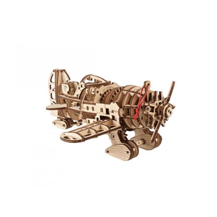 Конструктор Ugears механический 3D Самолет Бешеный Шершень (70183) изображение 2