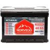 Аккумулятор автомобильный NORVEGO ВЕСТА Premium 60A +прав (0) (600 пуск)