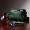 Сумка Vintage Кожаная женская Зеленая (22651) изображение 11