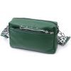 Сумка Vintage Кожаная женская Зеленая (22651) изображение 2