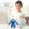 Трансформер Super Wings Transforming Джером и питомец (Jerome & Pet) (EU770443) изображение 5
