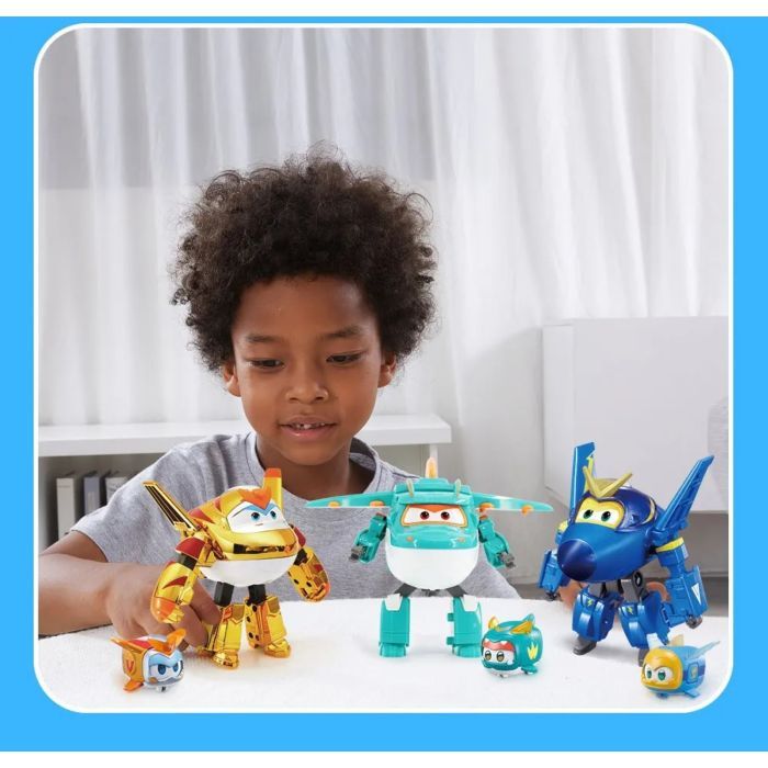 Трансформер Super Wings Transforming Джером и питомец (Jerome & Pet) (EU770443) изображение 6