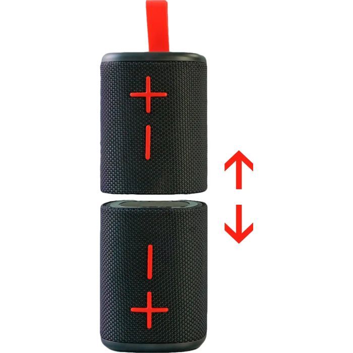 Акустична система Grand-X Bluetooth 2 в 1 Black (BTS-15DB) зображення 2