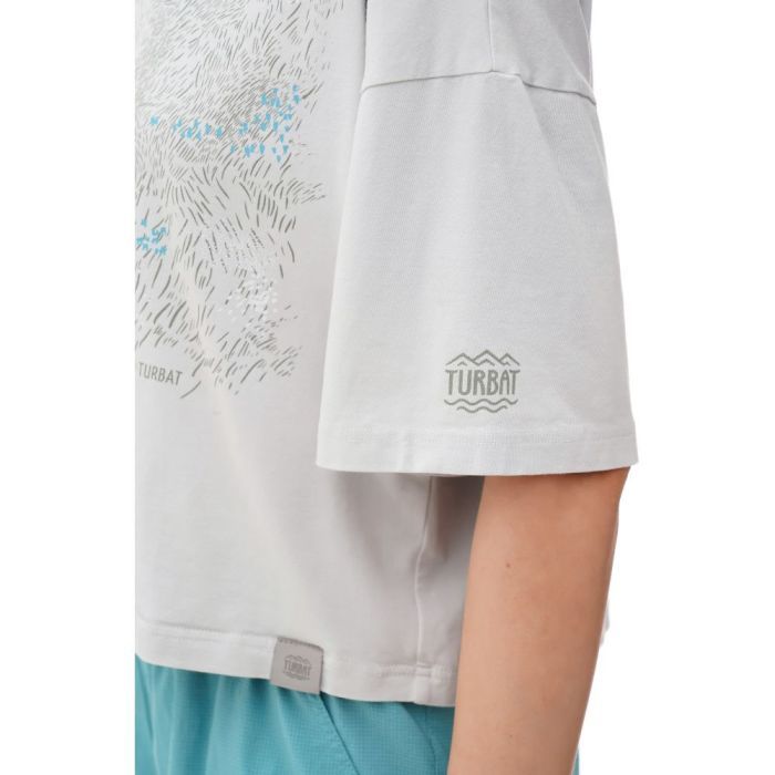 Футболка Turbat Steppe Flowers Wmn glacier gray - XL - сірий (012.004.4994) изображение 2