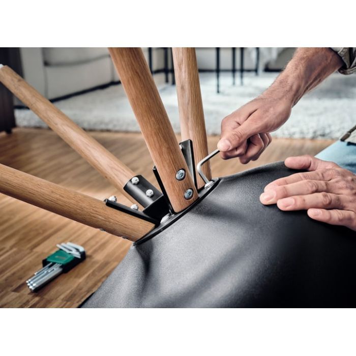 Ключ Bosch шестигранный, набор 9шт, шаровидный наконечник (1.600.A02.BX9) изображение 8