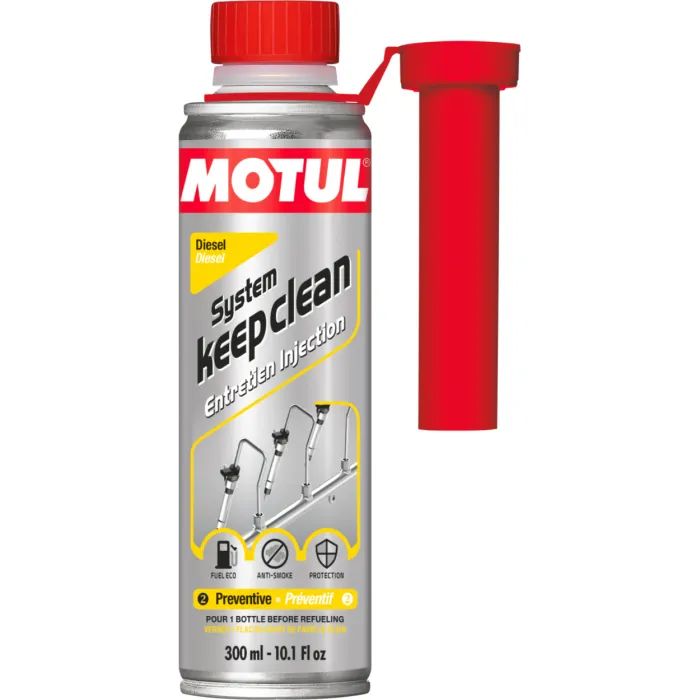 Автомобильный очиститель MOTUL System Keep Clean Diesel, 300мл