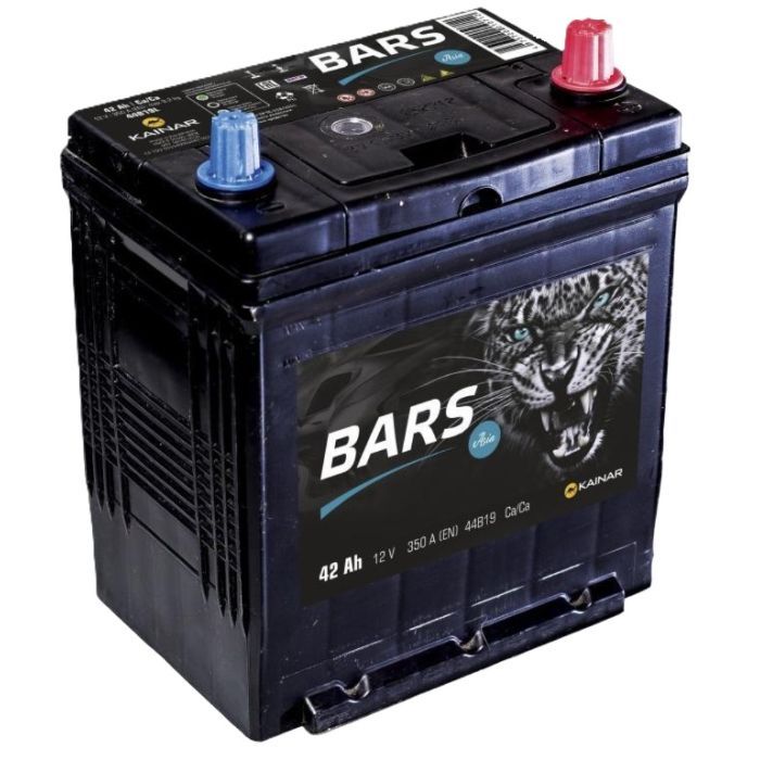 Аккумулятор автомобильный Bars 42Ah ASIA Ев (-/+) (350EN)