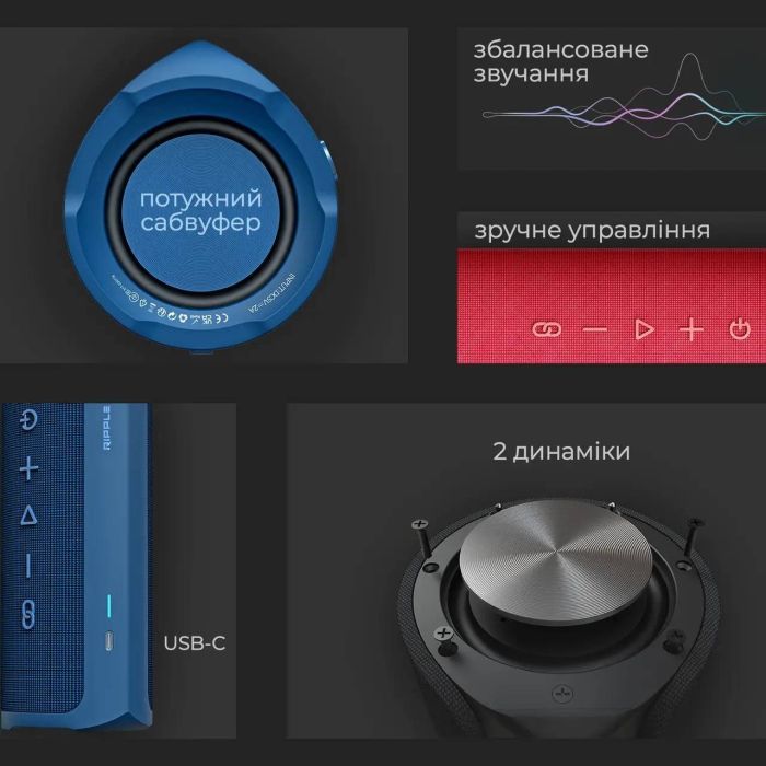 Акустическая система HiFuture Ripple Red (ripple.red.) изображение 7