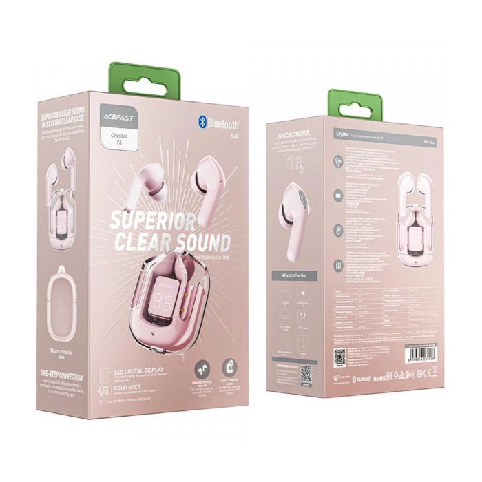 Наушники Acefast T6 Pink Lotus (6974316281566) изображение 6